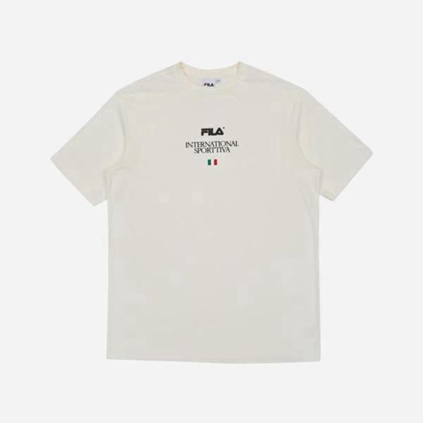 Camisetas Fila Homem Branco - Fila Sportive Logo S/S Outlet Portugal,FOXM-71968